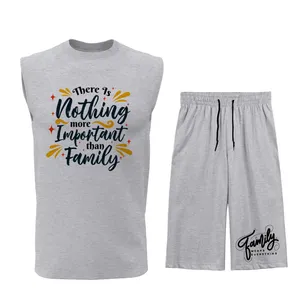 ست تاپ و شلوارک مردانه مدل F024G