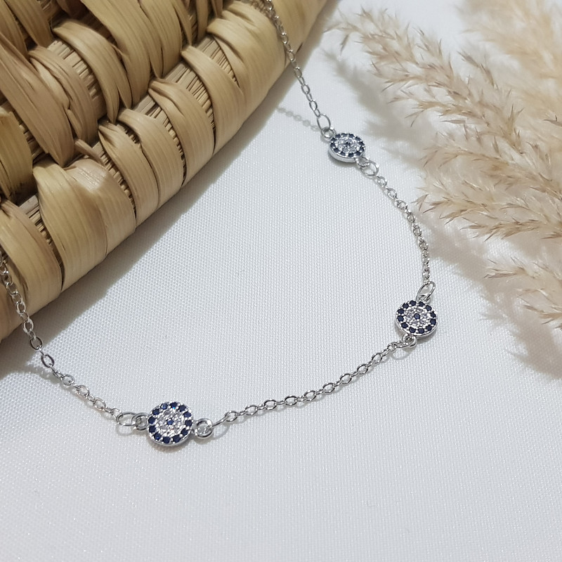 پابند زنانه وای اس ایکس مدل چشم نظر 3455 پابند زنانه وای اس ایکس مدل چشم نظر 3455