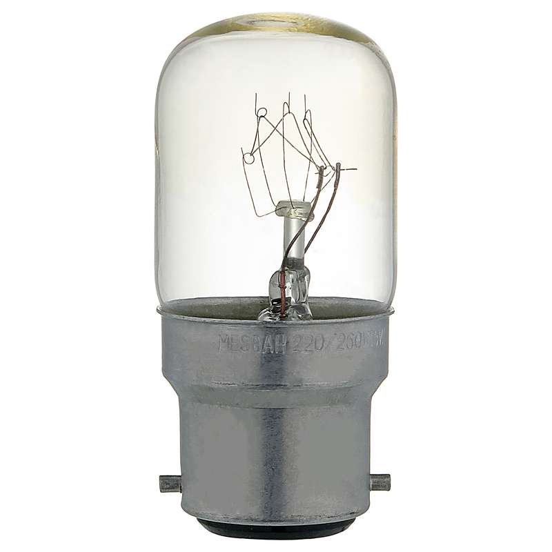 لامپ رشته ای 15 وات مصباح مدل خاری کد ST28X60MM پایه BA22D