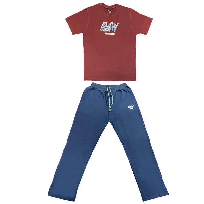 ست تی‌شرت آستین کوتاه و شلوار راحتی مردانه مدل مهنا