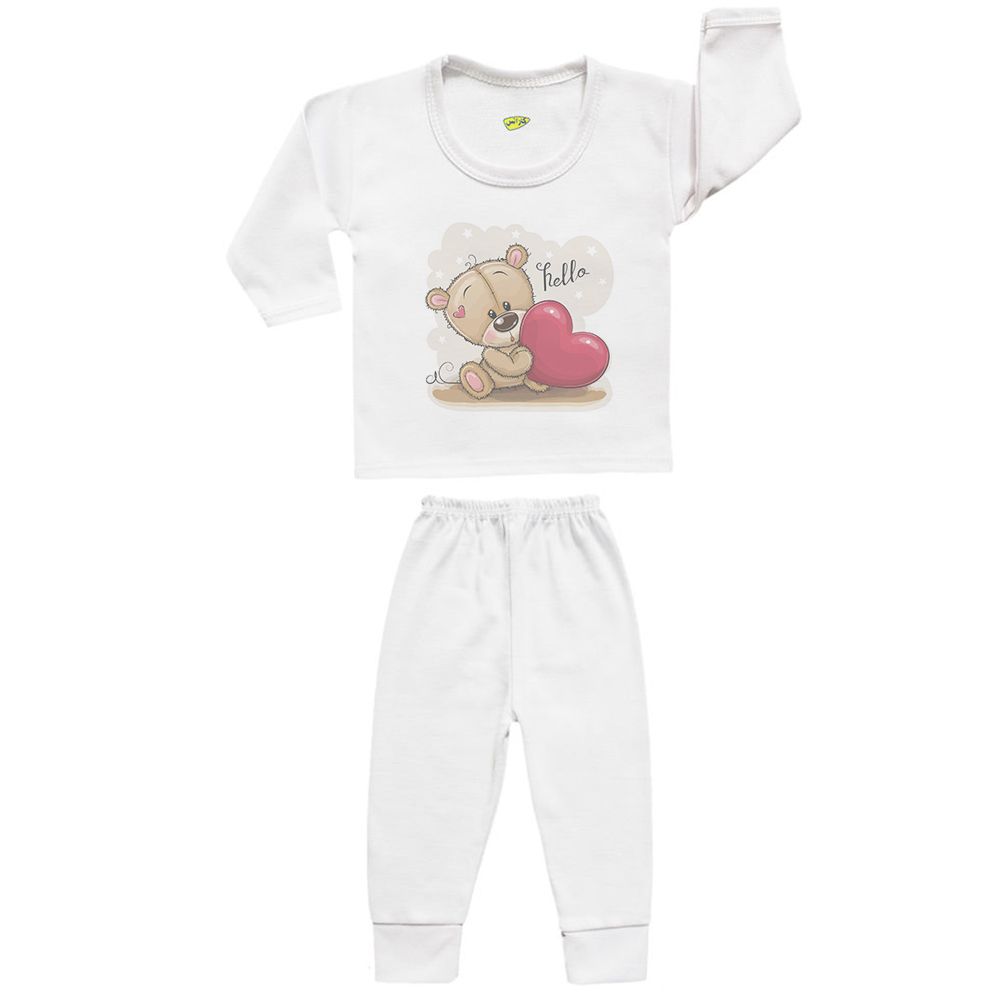 ست تی شرت و شلوار نوزادی کارانس مدل SBS-3260