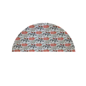 پادری مدل نیم دایره طرح گل کد 9402 سایز 90×45 سانتی متر