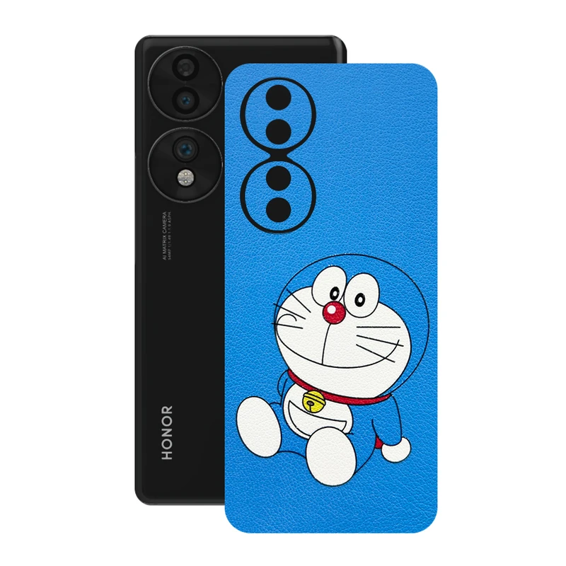 برچسب پوششی ریمکس مدل Leth طرح دورایمون مناسب برای گوشی موبایل آنر 70