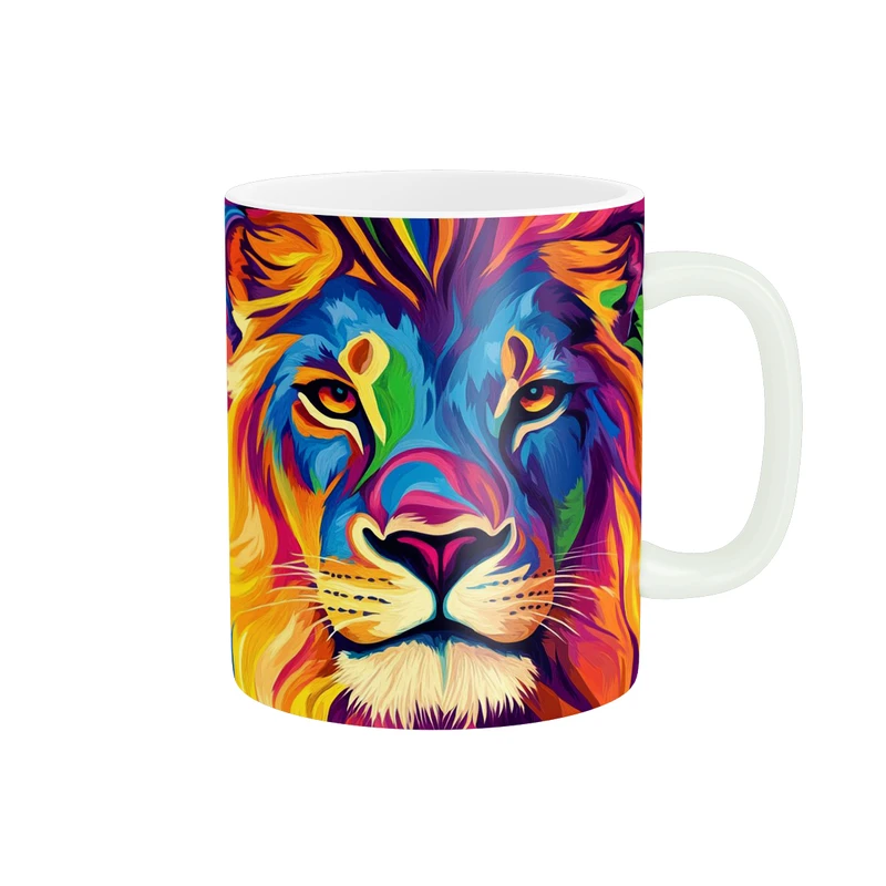 ماگ پاد آفرین مدل شیر جنگل کد 394