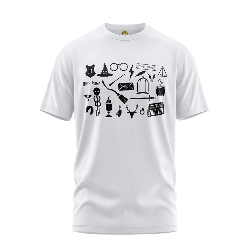 تی شرت آستین کوتاه زنانه هومرو مدل TW138 طرح هری پاتر