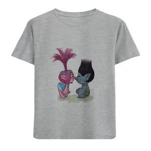 تی شرت آستین کوتاه دخترانه مدل بچه قول D149