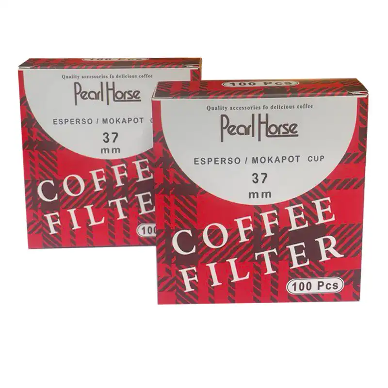 فیلتر قهوه مدل کاغذی اسپرسو  سایز  37  بسته  100  عددی