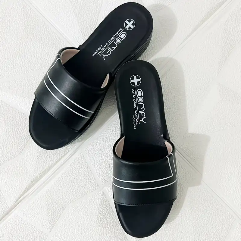 دمپایی زنانه مدل روفرشی رکسانا کد 0249