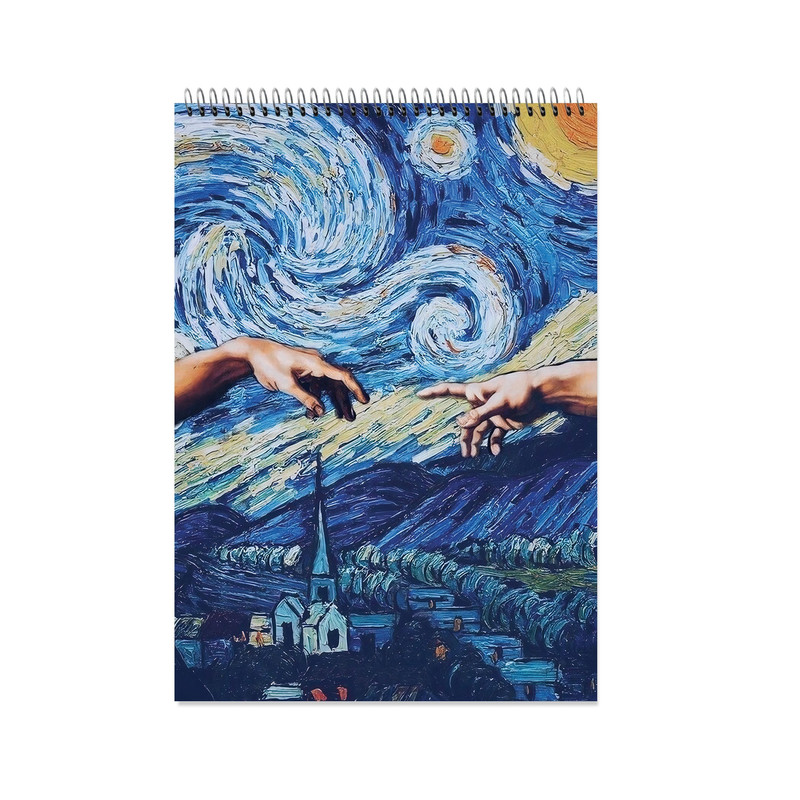 دفتر شطرنجی 100 برگ مدل آفرينش