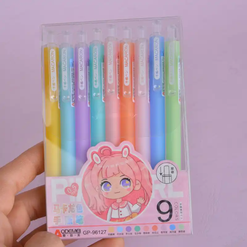 خودکار طرح دختر بسته 9 عددی