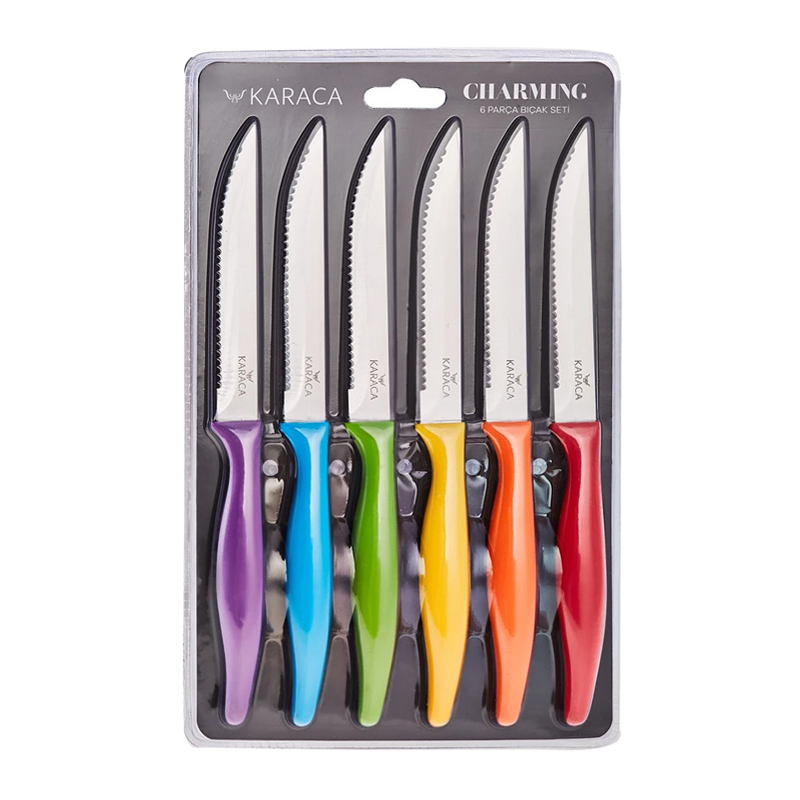 ست چاقو آشپزخانه 6 پارچه کاراجا مدل Charming کد 153.03.07.9957