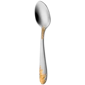قاشق چای خوری ناب استیل مدل امپریال
