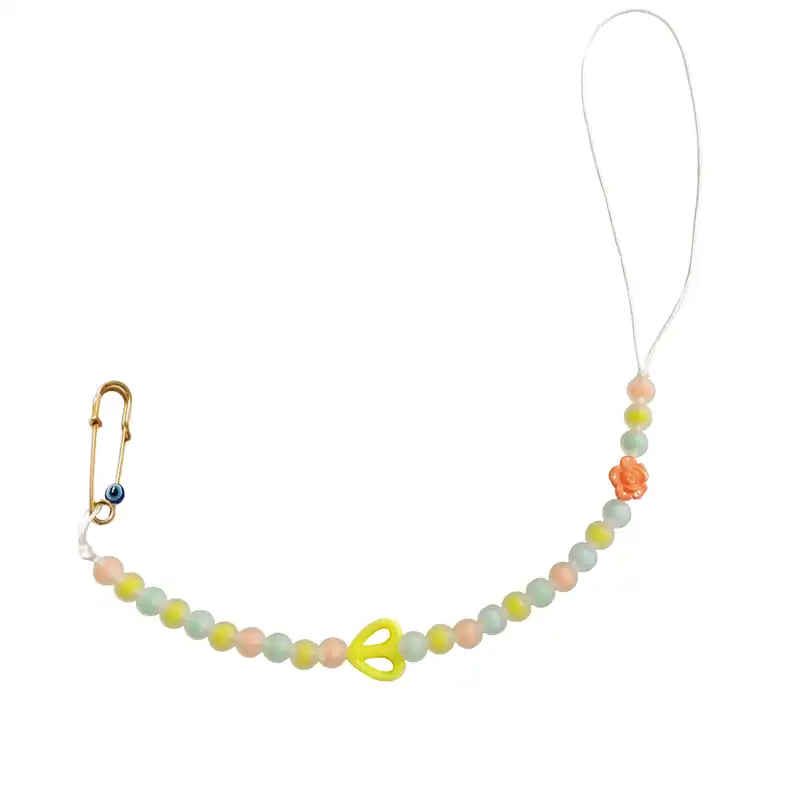 زنجیر پستانک مدل پاستیل و چشم نظر