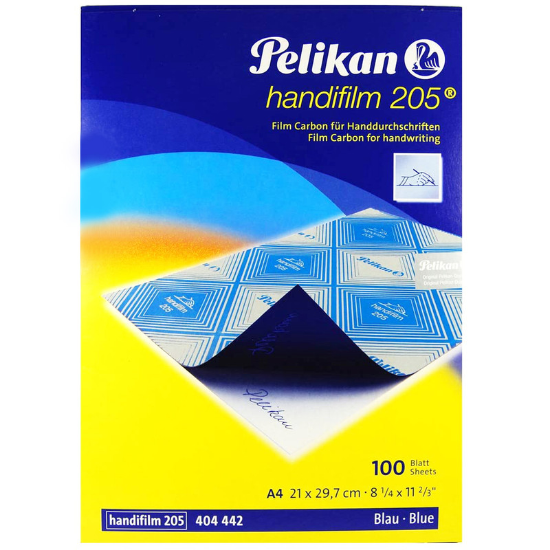 کاغذ کاربن پلیکان مدل HandFilm 205 سایز A4 بسته 100 عددی کاغذ کاربن پلیکان مدل HandFilm 205 سایز A4 بسته 100 عددی