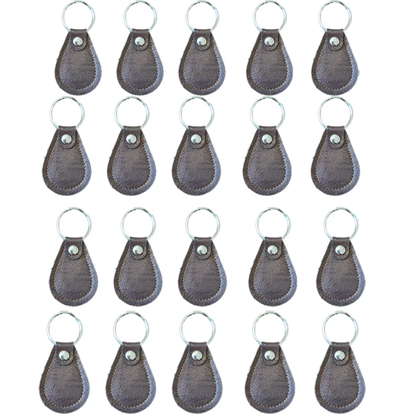 تگ RFID مدل جاسوئیچی چرمی 125KHZ Em-125-G بسته ۲۰ عددی