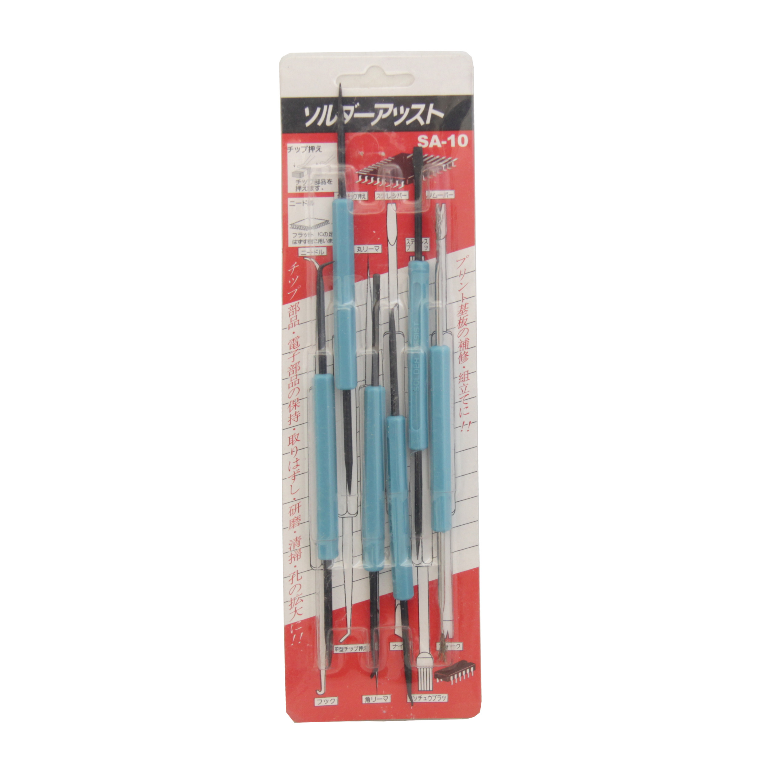 مجموعه 6 عددی ابزار لحیم کاری مدل SA-10 کد 2