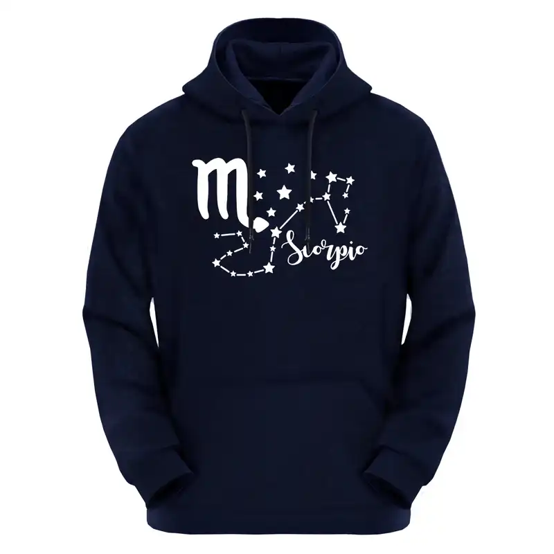 هودی زنانه مدل ماه آبان کد D10 رنگ سرمه ای