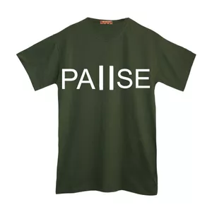 تی شرت آستین کوتاه مردانه مدل pause