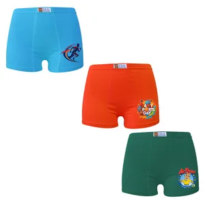 شورت پسرانه مدل پادار سوپر پنبه کد 4 بسته 3 عددی