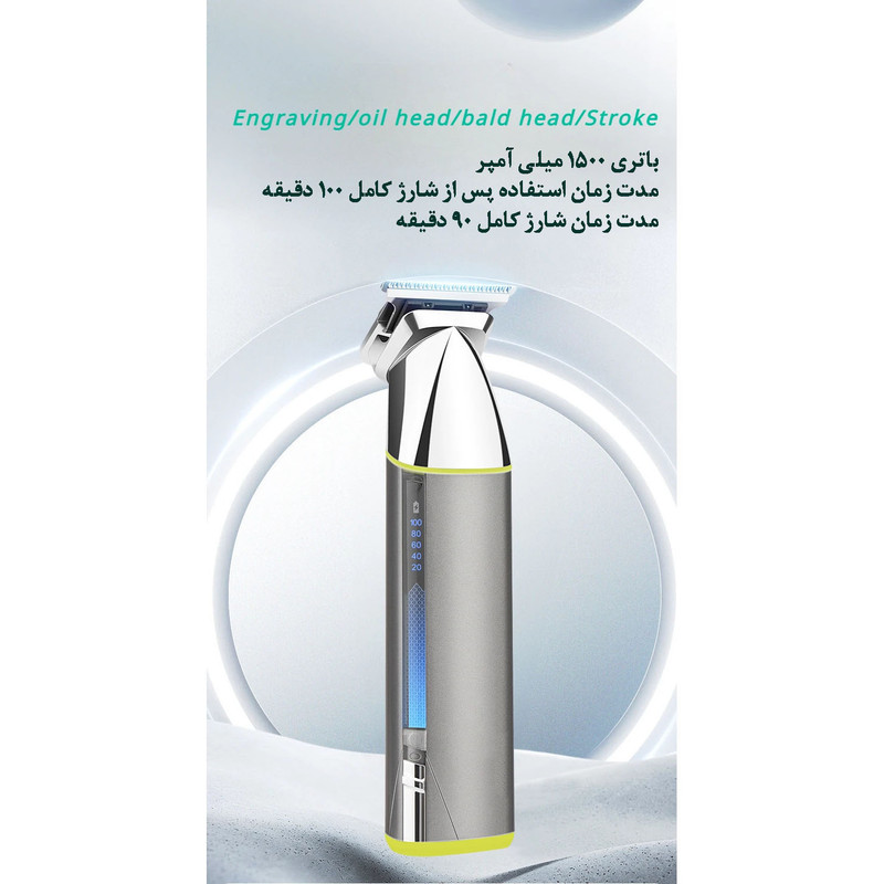 ماشین اصلاح موی سر و صورت شینون مدل S-3419 ماشین اصلاح موی سر و صورت شینون مدل S-3419