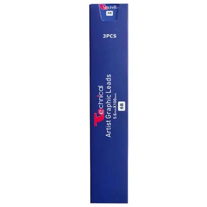 نوک مداد نوکی 5.6 میلی متری تکنیکال مدل آرتیست گراف کد 6B