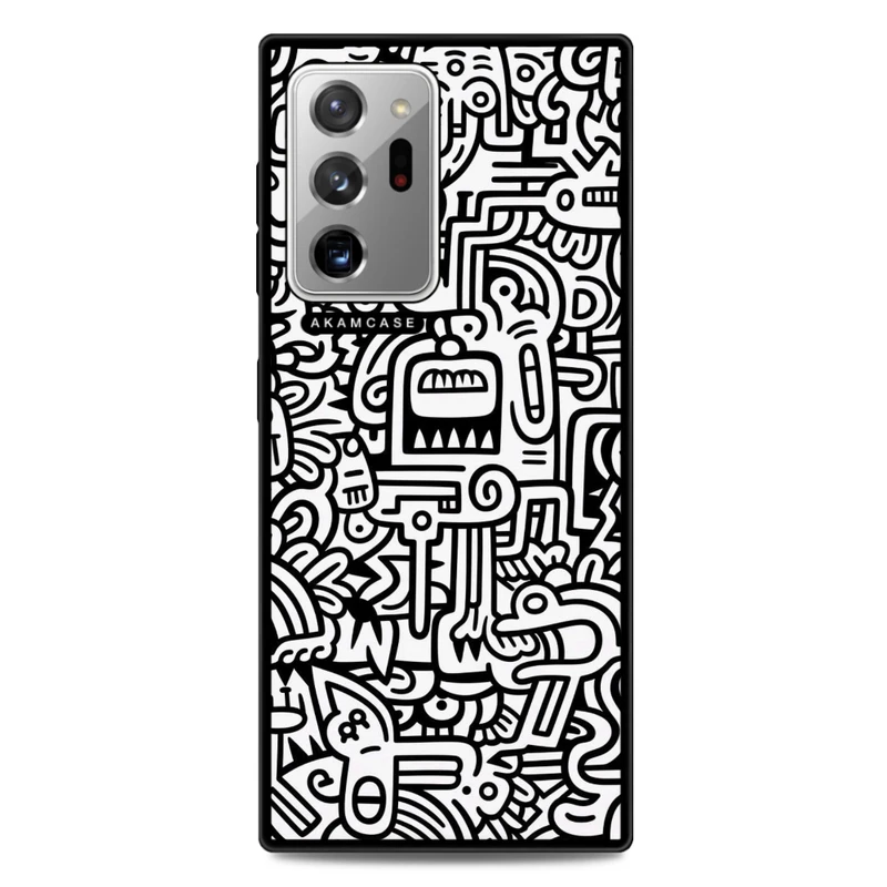 کاور آکام مدل AMC-WSGN20U-DOODLE15 مناسب برای گوشی موبایل سامسونگ Galaxy Note 20 Ultra
