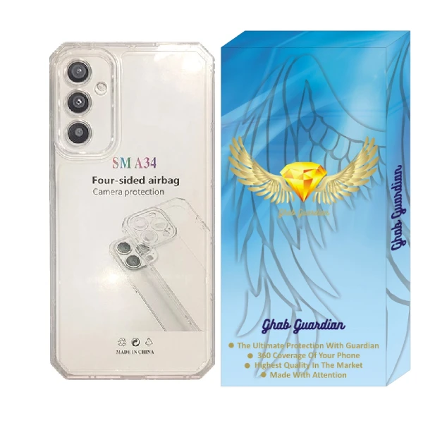 کاور قاب گاردین مدل ژله ای طرح Jelly مناسب برای گوشی موبایل سامسونگ Galaxy A34