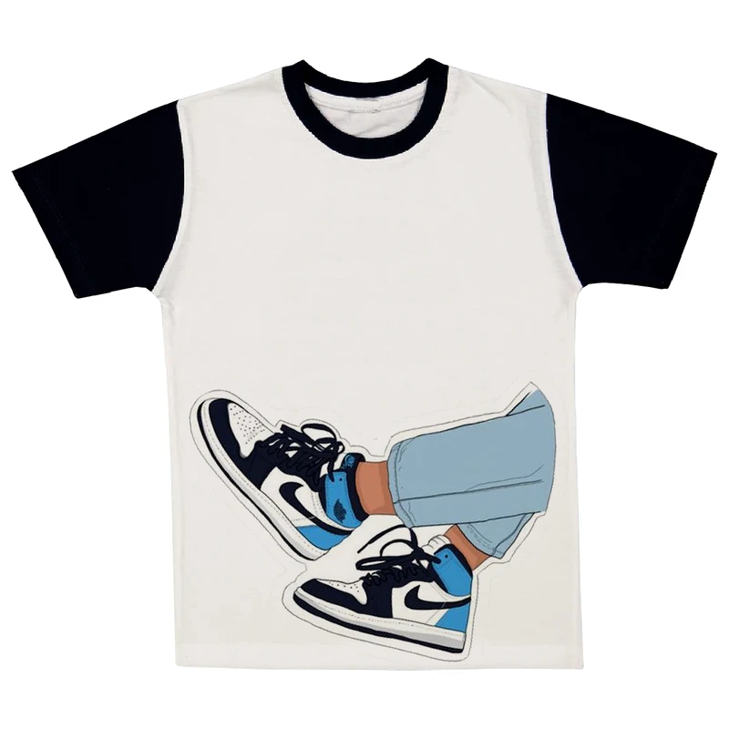 تی شرت آستین کوتاه پسرانه مدل کتونی کد A35