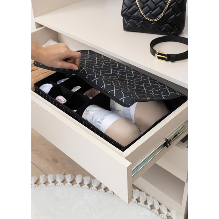 ارگانایزر لباس لیلیوم مدل دوقلو اسکلت دار بسته 3 عددی