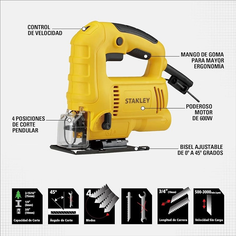 اره عمودبر استنلی مدل SJ60K اره عمودبر استنلی مدل SJ60K