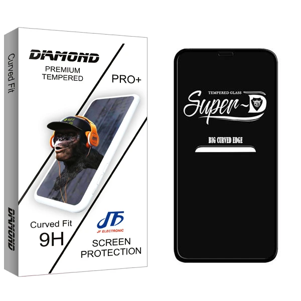 محافظ صفحه نمایش جی اف مدل Diamond SuperD مناسب برای گوشی موبایل اپل iPhone 11 Pro Max / XS Max