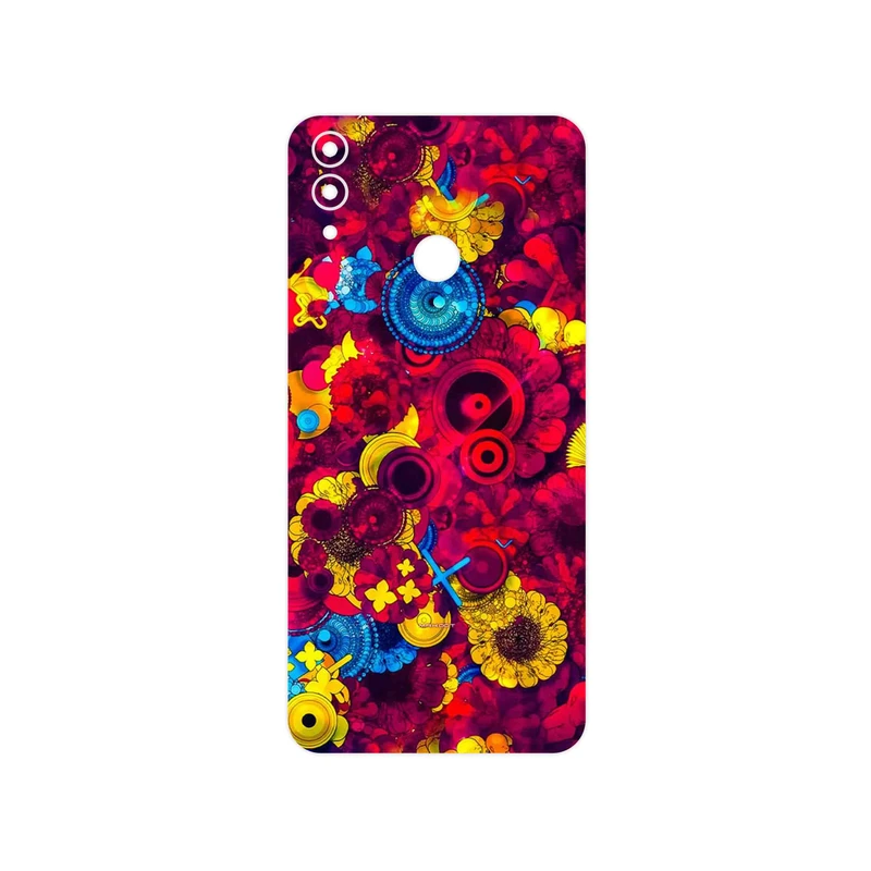 برچسب پوششی ماهوت مدل Vector Flower Garden Digital Art مناسب برای گوشی موبایل آنر 8C