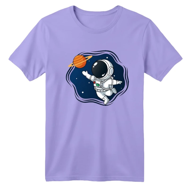 تی شرت آستین کوتاه بچگانه مدل فضانورد کد ۱۶