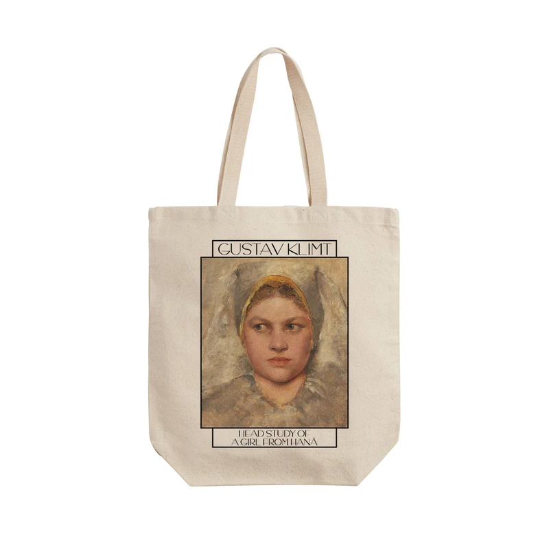 ساک خرید ترمه طراحان ایده مدل دختری از هانا از کلیمت کد art0091 - L