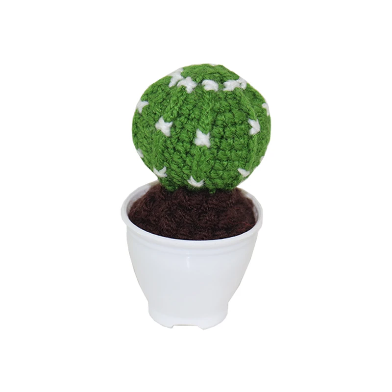 گلدان بافتنی طرح کاکتوس مدل GB1000