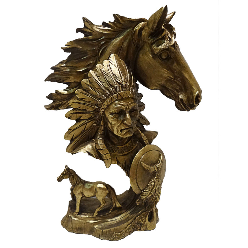 مجسمه طرح سرخ پوست کد 6869A