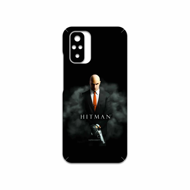 برچسب پوششی ماهوت مدل Hitman-Game مناسب برای گوشی موبایل شیائومی Redmi Note 10