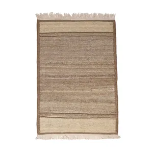 گلیم دستبافت یک و نیم متری مدل گلیم فرش کد 4030509