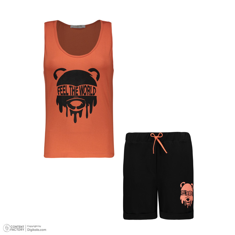 ست تاپ و شلوارک زنانه لوینت  مدل دنیز