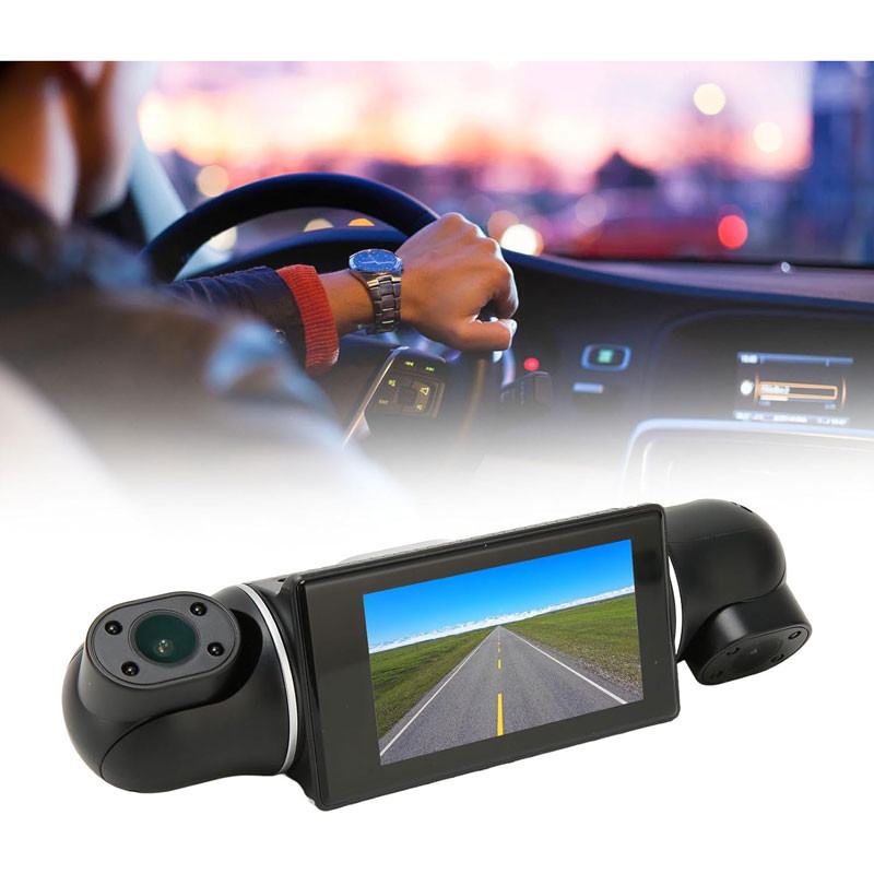 دوربین ثبت وقایع خودرو مدل 4 لنز Y99-GPS-WiFi به همراه دوربین دنده عقب