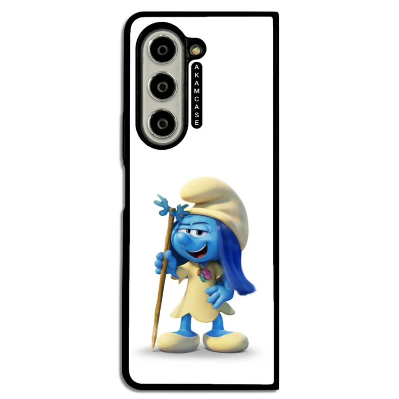 کاور آکام مدل AMC-WSGZFOLD5-SMURFS-21 مناسب برای گوشی موبایل سامسونگ Galaxy Z Fold 5