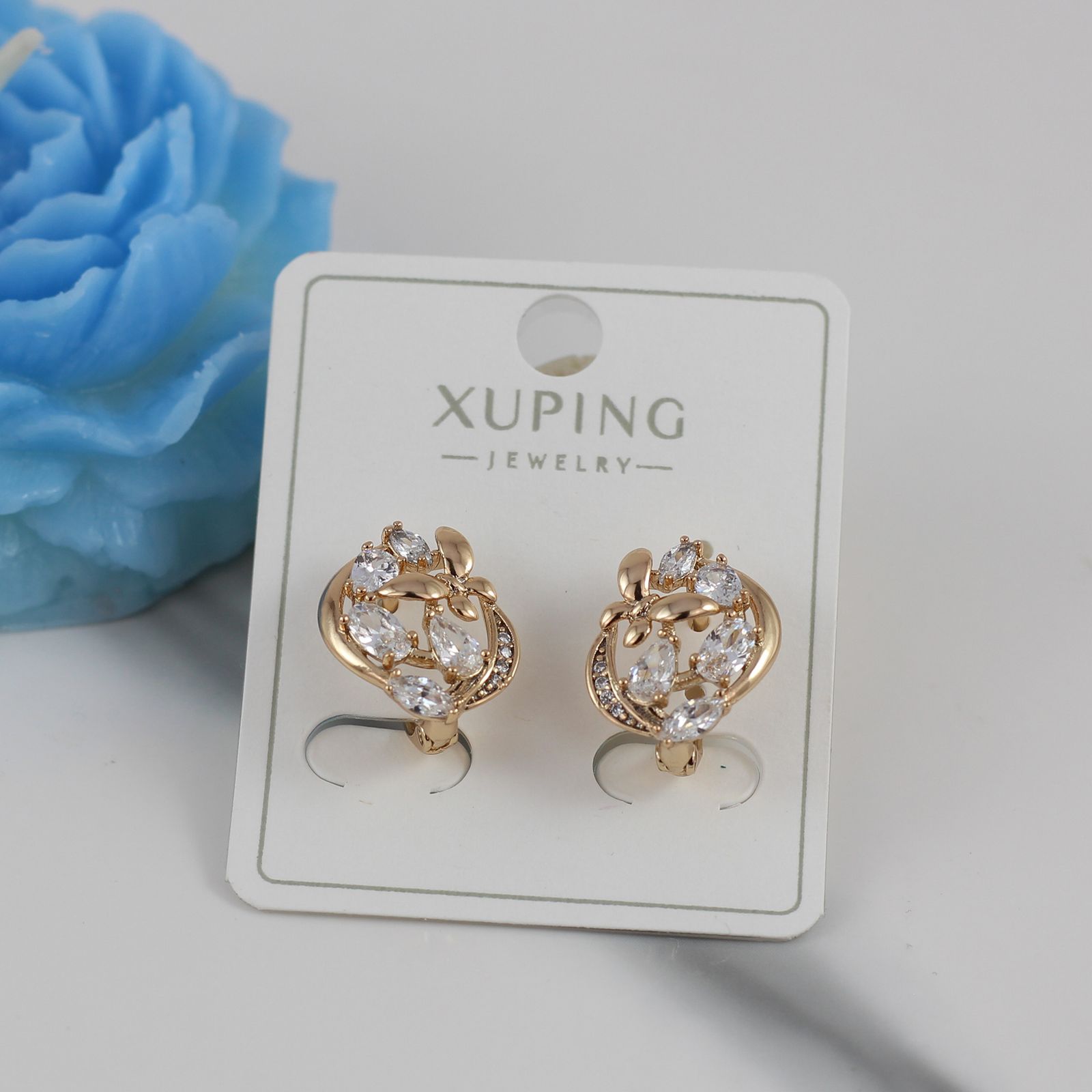 گوشواره زنانه ژوپینگ مدل پروانه کد AAC866 - - 4