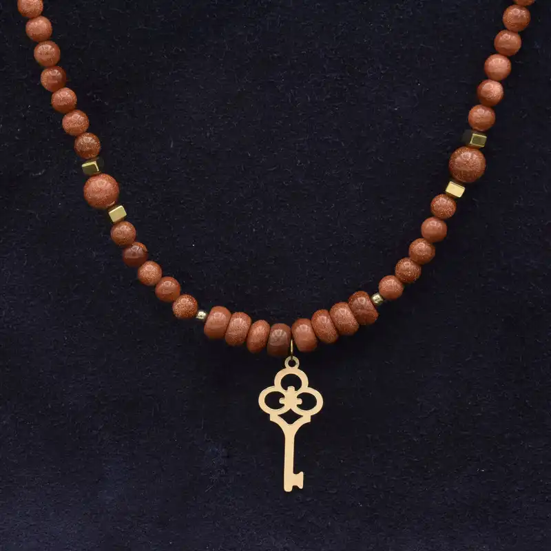 گردنبند طلا 18 عیار زنانه الن نار مدل کليد ELN10028948