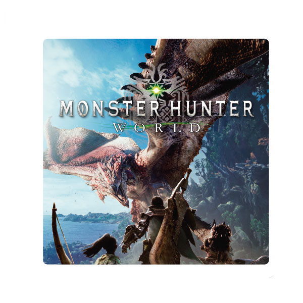 برچسب پلی استیشن ۴ اسلیم مدل monster hunter world