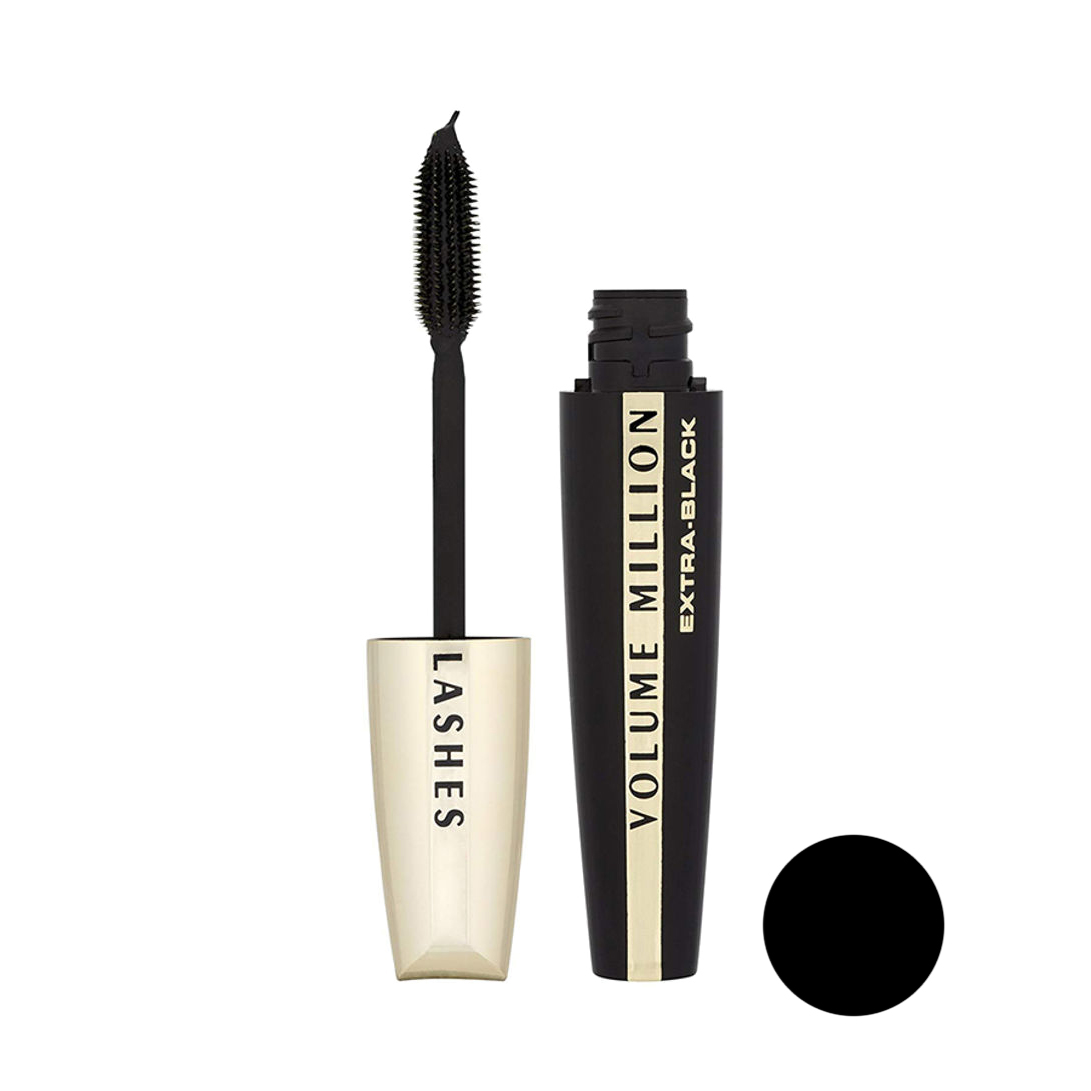 ریمل حجم دهنده لورآل مدل Volume Million Lashes Extra black