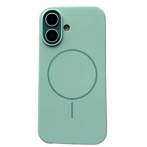 NewFace Silicone Case with MagSafe Compatible with Apple iPhone 16 Normal