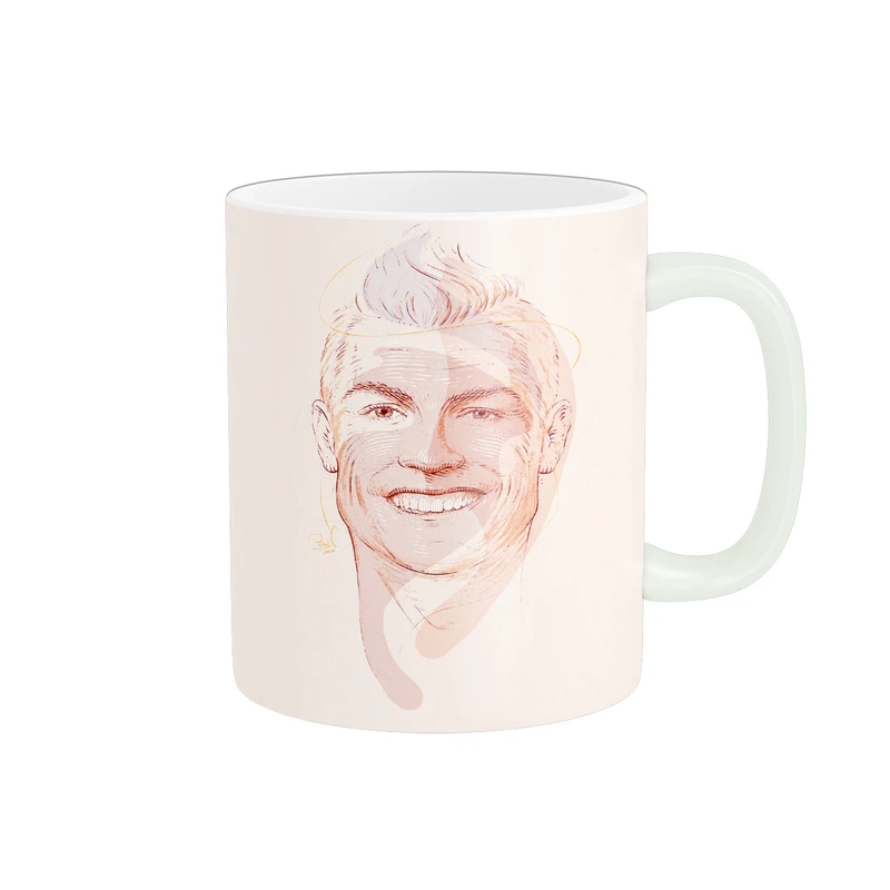 ماگ طرح فوتبالیست رونالدو کد 017