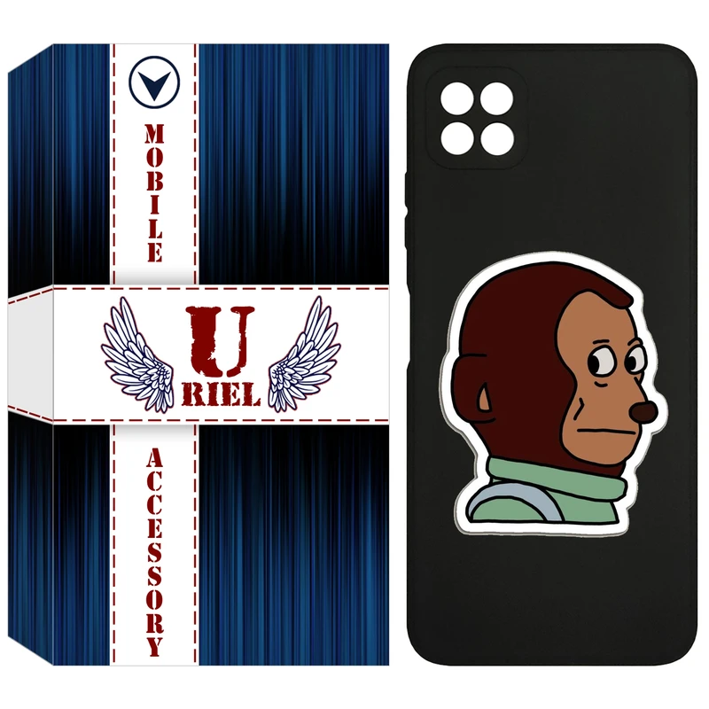 کاور یوریل مدل KSH کد 88 طرح میمون مناسب برای گوشی موبایل سامسونگ Galaxy A22 5G