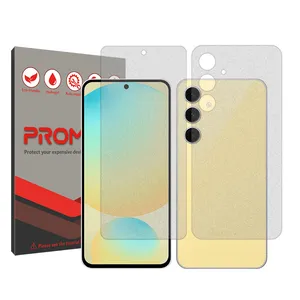 Promate Resistant model matte screen protector suitable for Samsung Galaxy M55 mobile phone along with the back protector