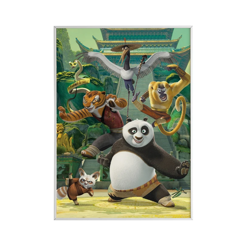 استیکر و تابلو کودک و نوزاد مدل پاندای کونگ فو کار کد 20